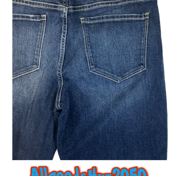 Old Navy Rockstar Size 10 Distressed Rhinestone Skinny Jeans - Picture 6 of 11